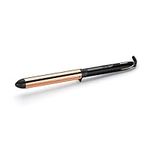 BaByliss Titanium Brilliance Waves wand, Lasting Effortless Waves, 28mm True-Titanium barrel, fast heat up, up to 210C , Black