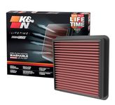 K&N Engine Air Filter: Reusable, Clean Every 75,000 Miles, Washable, Premium, Replacement Car Air Filter: Compatible with 2021-2022 HYUNDAI Elantra, 33-5118