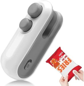 Hnjugfe Sealing Machine Small Hand Pressure Type Household USB Rechargeable Sealer Mini Portable Snacks Plastic Bag Heat Sealing Machine Magic Machine