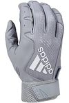 adidas Adult adizero 4.0 Batting Glove,Grey,XL