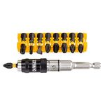 DeWalt DT70518T-QZ Set 10 pezzi con portainserti pivotale