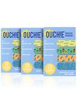 Aya Papaya Ouchie Non-Toxic Printed Bandages Combo Set Of 3 (3 X 20= 60 Pack )- (Blue)