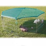 Bunny Business 8-Panel Playpen with Free Safety Net, 78" x 70", XX Large