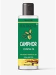 Healthgenix CAMPHOR Essential Oil - 60ml | Free Rose Water - 60ml | Therapeutic Grade For Skin Itching, Soothes Burns & Hair Strengthens | For Men & Women |