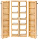 Rev-A-Shelf 57 in Swing Out Pantry Kit, Standard, Natural