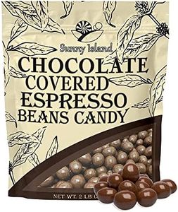 Pure Milk Chocolate Covered Espresso Coffee Beans Candy, 2 Pound Bag