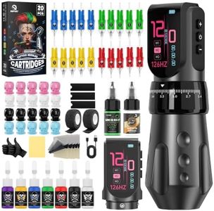 UINK T9Pro Wireless Tattoo Machine Kit 7-Stroke Pen Set
