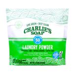 Charlie’s Soap – Fragrance Free Laundry Powder Detergent – 50 Loads (1.3 lbs, 1 Pack)