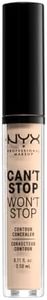 NYX Professional Makeup, Concealer, Camouflaging and Contouring, Can't Stop Won't Stop, 3.5 ml, Light Ivory