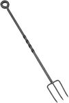 Unibos Heavy Duty Long Fireside Toasting Fork | Made from Premium Quality Heavy Cast Iron with a Black Finish | Toasting Fork for Log Burners | Toasting Fork for Open Fires