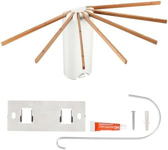 BELLE VOUS Étendoir Mural avec Bras de Suspension - Séchoir à Linge Pliable et Peu Encombrant - Etendoir a Linge et Sechoir a Linge Design - Interieur et Exterieur