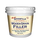 Water-Based Wood & Grain Filler (Trowel Ready) - Maple/Birch/Pine - 1 Quart by Goodfilla | Replace Every Filler & Putty | Repairs, Finishes & Patches | Paintable, Stainable, Sandable & Quick Drying