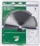 Metabo HPT 18109M 8-Teeth Polycrystalline Diamond 12" Dry Cutting Fiber Cement Saw Blade