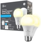 GE CYNC A19 Smart LED Light Bulbs, 