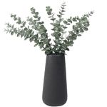 15PCS Artificial Eucalyptus Leaves Stems, 13inch Tall Realistic and Real Touch Eucalyptus Branches for Wedding Bouquet Home Decor Floral Arrangement