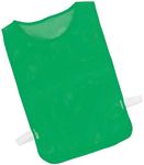 Champion Sports Deluxe Adult Mesh Pinnie, Green - 12 Pack