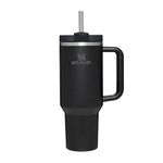 STANLEY 1913 Quencher H2.0 Flowstate Tumbler 1.2L – Cold for 11 Hours – Iced for 48 Hours – Metal Water Bottle with Straw, Handle and Lid – Dishwasher Safe – Travel Mug for Cold Drinks – Black