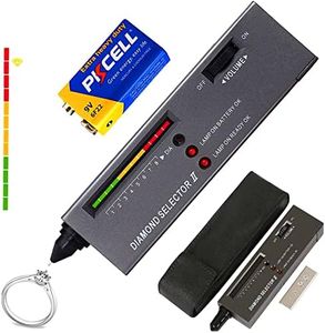 High Accuracy Diamond Tester Pen,Professional Jewelry Diamond Tester,Diamond Selector for Novice and Expert, Thermal Conductivity Meter-9V Battery Included(Diamond Tester)