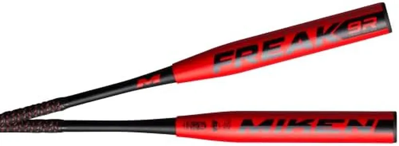 Miken | 2022 | Josh Riley Freak 9R | Supermax | USSSA Slowpitch Softball Bat | 12" Barrel | 34" x 26 oz,Multi