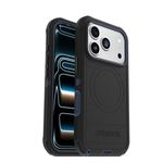 OtterBox iPhone 17 Pro (Only) - Defender Series Case - Black Shadow (Black & Blue) - Snaps on MagSafe - Tough - Rugged & Durable