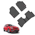 GFX Life Long Car Floor Mats for Toyota Etios Liva (2011 Onwards) | Heavy Duty 3D Custom Fit Mats | All Weather Waterproof Anti-Slip Car Foot Mats | Easy Clean Premium Interior Protection