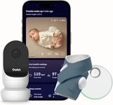 Owlet® Dream Bundle 2 Smart Baby Monitor: Dream Sock® and Owlet Cam 2 - Tracks & Notifies for Pulse Rate & Oxygen while viewing Baby in 1080p HD WiFi Video - Bedtime Blue