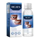 HICAPA Temporary Tooth Repair Kit for Missing & Broken Teeth - Food Grade Silicone Filler, Temporary Tooth Filling - DIY Tooth Repair - 30g