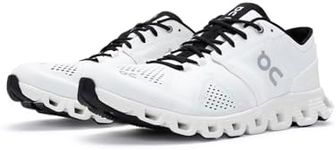 On Running Mens Cloud X Synthetic Textile White Black Trainers 8 US