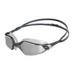 Speedo Unisex Aquapulse Pro Swimming Goggles, Anti-Fog, Anti-Mist, Anti-Leak, Oxid Grey/Silver/Chrome, One Size