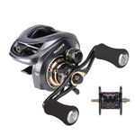 SeaKnight FALCAN III Baitcasting Fishing Reel, 10BB Magnetic Braking System Baitcaster Reel, 10+1 Double Shielded Stainless Steel Ball Bearings, 7.3:1/8.1:1 Low Profile Ultra-Light 6.3oz Casting Reel