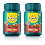 Supradyn Naturals Iron (60 tablets) For Women, Multivitamin with 3X Iron, Ashoka, Shatavari, Zinc, Vitamin C, Folic Acid, 30 vital nutrients, Supports Blood Health & Provides Energy, Veg