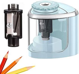 Aogwat Pencil Sharpener Electric Pencil Sharpener for Kids, Blade to Fast Sharpen, Suitable for No.2/School/Classroom/Office/Home (Blue)