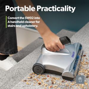 Gtech SW02 Cordless Floor Sweeper – Lithium, Lightweight, 60min Runtime