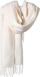 Womens Cream White Scarf Pashmina Shawls and Wraps for Evening Dress Wedding Bride Gifts Large Soft Scarves Shawl
