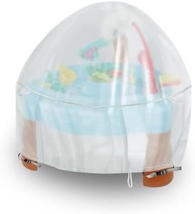 IndigoTempest9 Kids Water Table Cover, Fit Step2 Rain Showers Splash Pond Water Table Waterpark Play Table Cover Outdoor Toys Cover (Scrub)