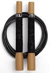 EliteSRS Pro Freestyle Beginner Jump Rope for Adults - Fitness Cardio Training - Long Handles/Comfortable Foam Grip/Forgiving PVC Cord - Indoor or Outdoor Skipping