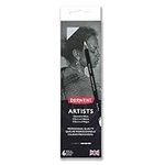 Derwent Artists Black & White Colouring Pencils With Sharpener, Drawing & Colouring, Set Of 6, Ideal For Layering & Blending, Professional Quality, 2302342