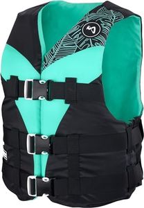 Mesle Gilet de Flottaison Femme V210-W 50N, Gilet de Natation légère, Tailles 30-120 kg, 50-N Gilet d'Aide à la Flottabilité pour Sup Paddle Wakeboard Kayak