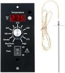 Digital Elite Thermostat Control Panel Replacement BAC236 Controller for Traeger Wood Pellet Smoker with 7" RTD Temperature Probe Sensor BAC194 Grill Accessories