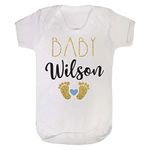 baby bodysuit baby gift baby present personalised baby cloths personalised baby unisex vest CHOOSE COLOR!