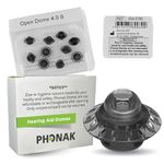 Phonak Open 4.0 Dome Small (0.29 inch=7.5mm) 10 Domes, Genuine OEM Switzerland Replacement by Sonova, Hearing Aid Domes for Phonak Audeo Marvel Paradise Lumity Accessories -1 Pack/10 Domes Total