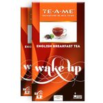 TE-A-ME Black Tea – English Breakfast Tea, 25 Bags (Pack of 2) | Black Tea Bags 50 pieces