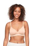 Warner's Women's Blissful Benefits Super Soft Wireless Lightly Lined Comfort Bra Rm1691w T-Shirt, Opaque, Butterscotch, 36D