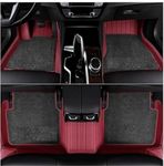 9D Premium Leatherette Car Foot Mat for Mercedes-Benz-Benz A-180 | Luxurious & Elegant Look | 100% Waterproof and Dust Proof | Custom Fitted 9D Car Floor Tray Mat - Cherry