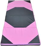 Super Large 300cm x 120cm Pink Black Gymnastics Folding Gym Yoga Exercise Mat