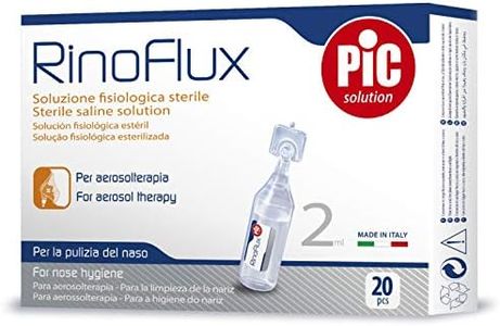 Pic Solution Rinoflux Solution saline 2 ml 20 ampoules – Solution isotonique en ampoules
