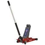 Sealey 2001Lere Trolley Jack 2Tonne Low Entry Rocket Lift Red