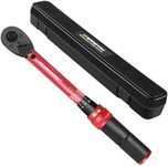 ATSAFEPRO 1/4" Torque Wrench (20-240 in-lb / 2.3-27.1 Nm) -Dual Scale, 72-Tooth Ratchet, ±3% Pre-Calibrated Accuracy, Suitable for Bike & Bicycle Maintenance