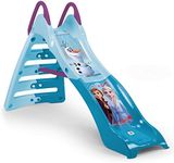 INJUSA - My First Slide Frozen, Recommended for Children +2 Years, with Official Disney Licence, Permanent and Waterproof Decoration and Water Hose Inlet, Blue Colour