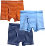 Made in USA Boys' Boxer Briefs 100%